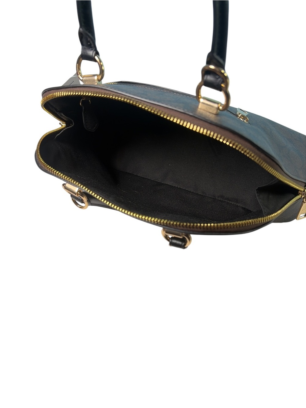 COACH 2558 KATY SATCHEL IN SIGNATURE BROWN/BLACK - Picture 6 of 10